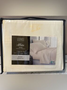 Bamboo Queen Size Sheet Set - NIP